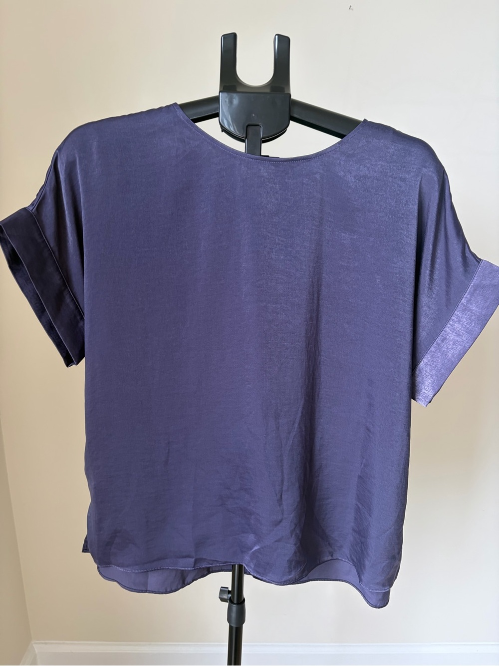 jcpenney Women's Short-Sleeve Blouse in Deep Purple